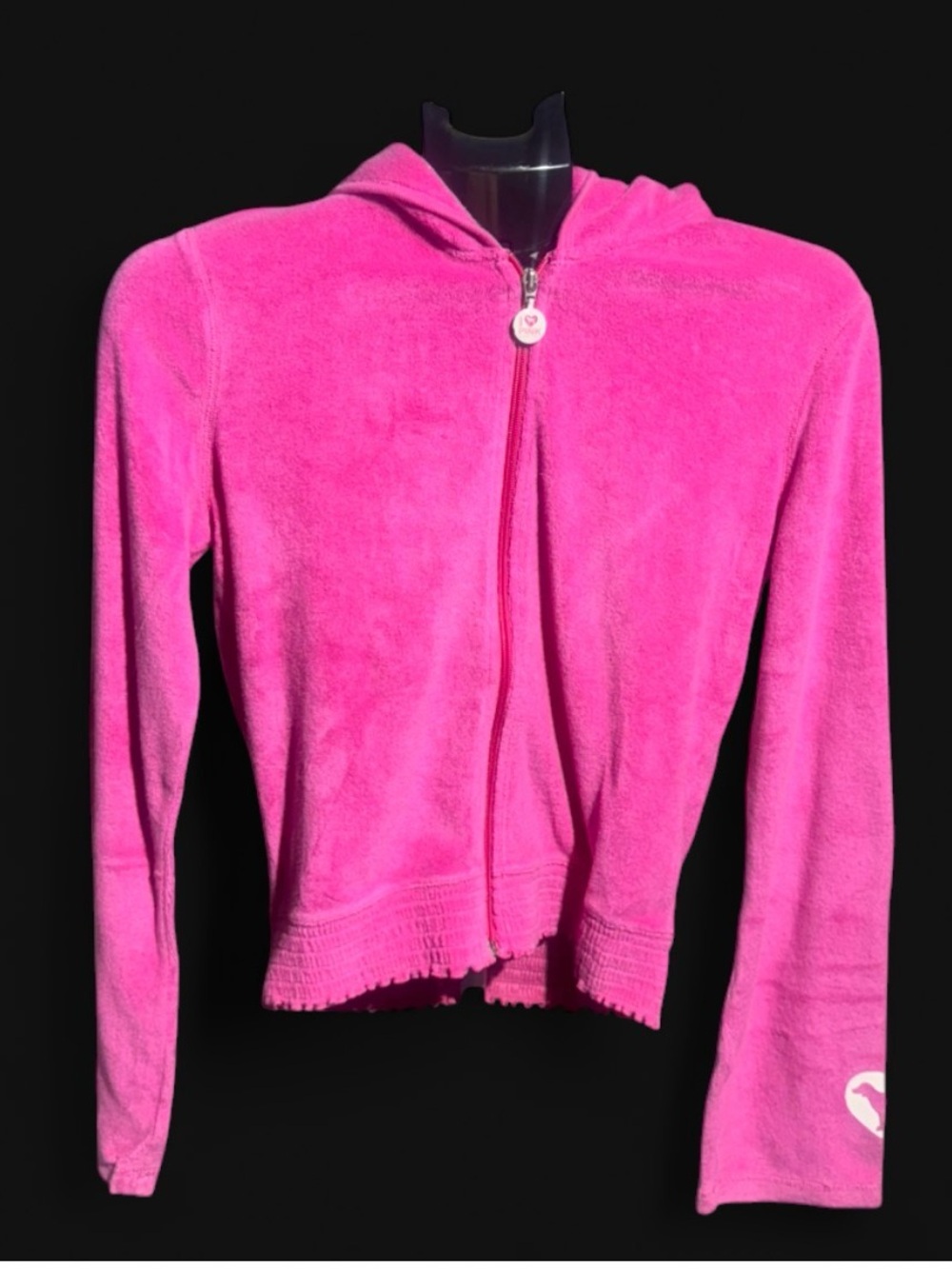 SOLD!

Victoria’s Secret PINK Pink Zip Hoodie | Women’s M Cropped Y2K Lounge